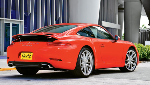 The Hertz Dream Car line of vehicles rents exotic autos for $200 to $400 a day. The Hertz Dream Car line of vehicles rents exotic autos for $200 to $400 a day.