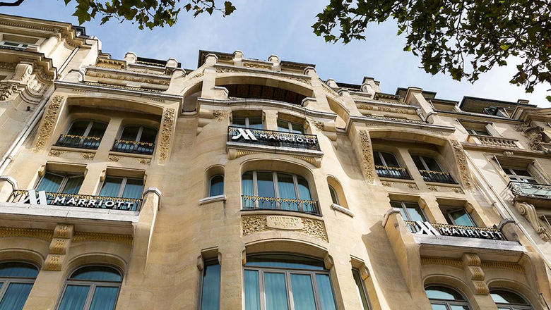 Following the November attacks in Paris, travel to France curtailed. Pictured, the Paris Marriott Champs Elysees.