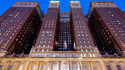 The Hilton Chicago.
