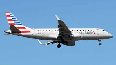 A Republic Airlines regional jet operating as American Eagle.