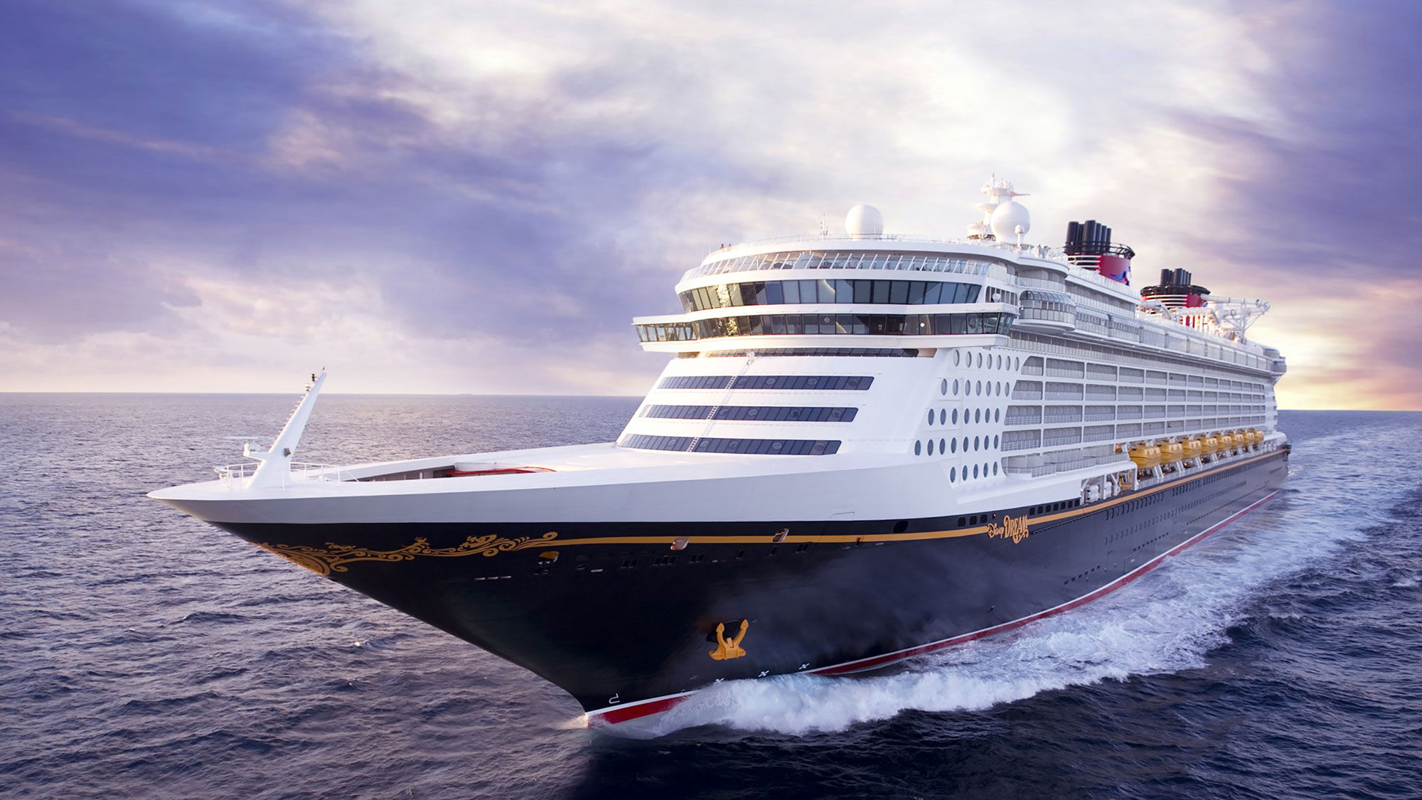 The new vessels will be slightly larger than Disney's Dream-class ships. Pictured, the Disney Dream.