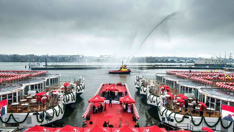 Viking christened six ships in Amsterdam earlier this month.