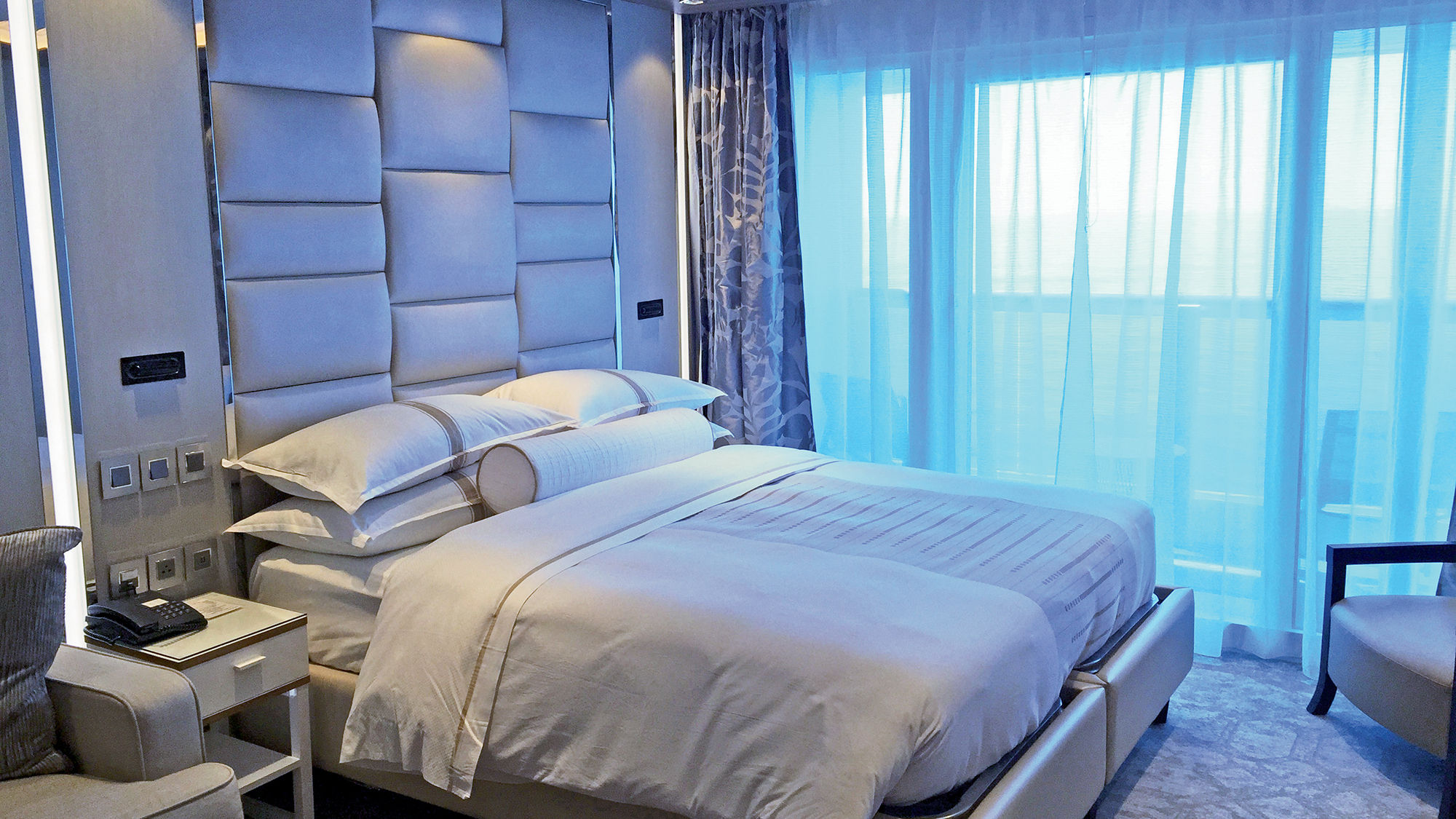 Aview of the new spa suite on the Azamara Journey, which was added during a recent drydock.