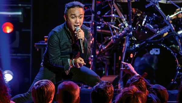 Arnel Pineda, lead singer of Journey, which also had a residency at the Joint at Hard Rock Hotel & Casino. Arnel Pineda, lead singer of Journey, which also had a residency at the Joint at Hard Rock Hotel & Casino.