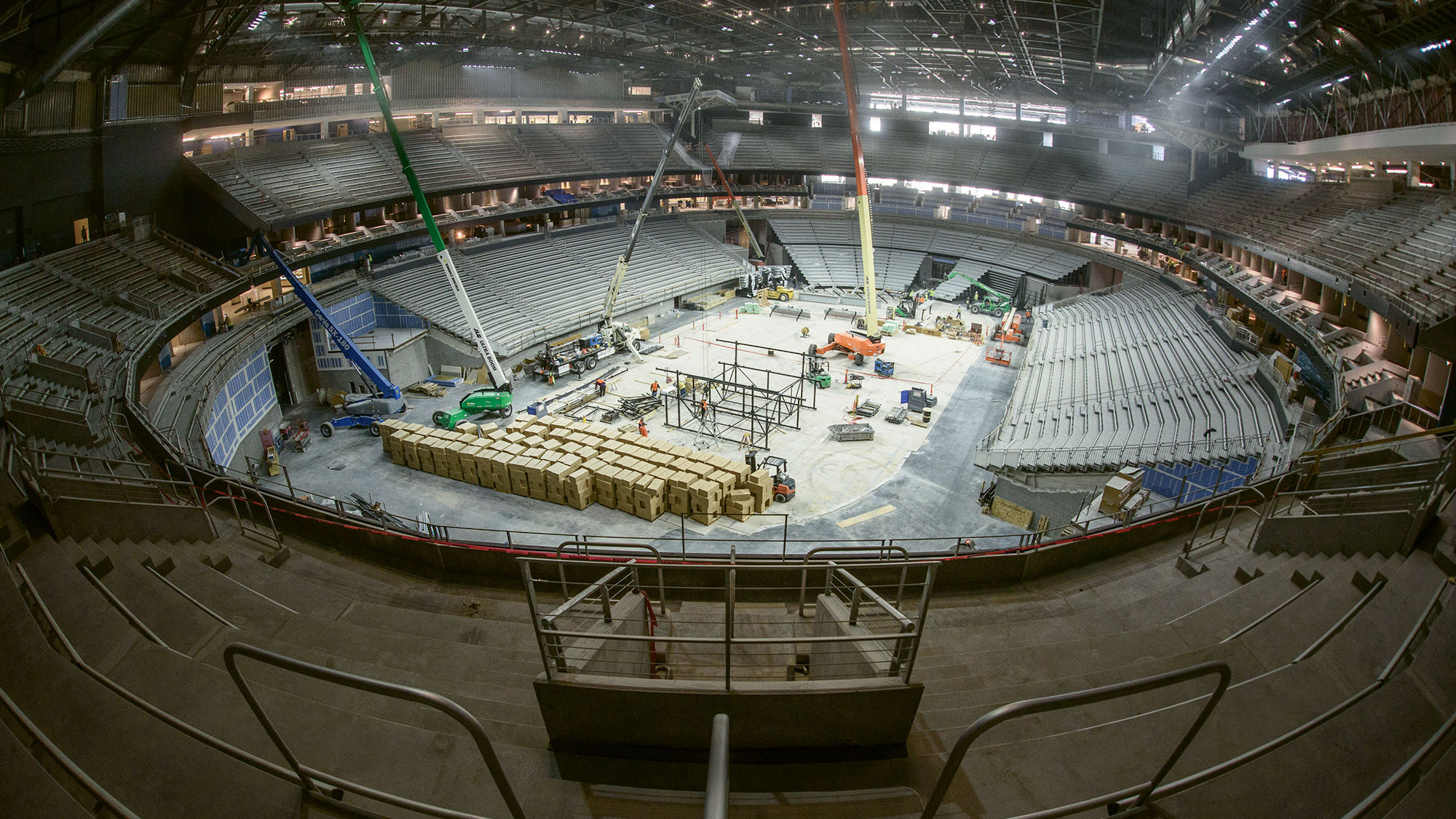 The T-Mobile Arena, due to open April 6, is the anticipated home for an NHL expansion team.