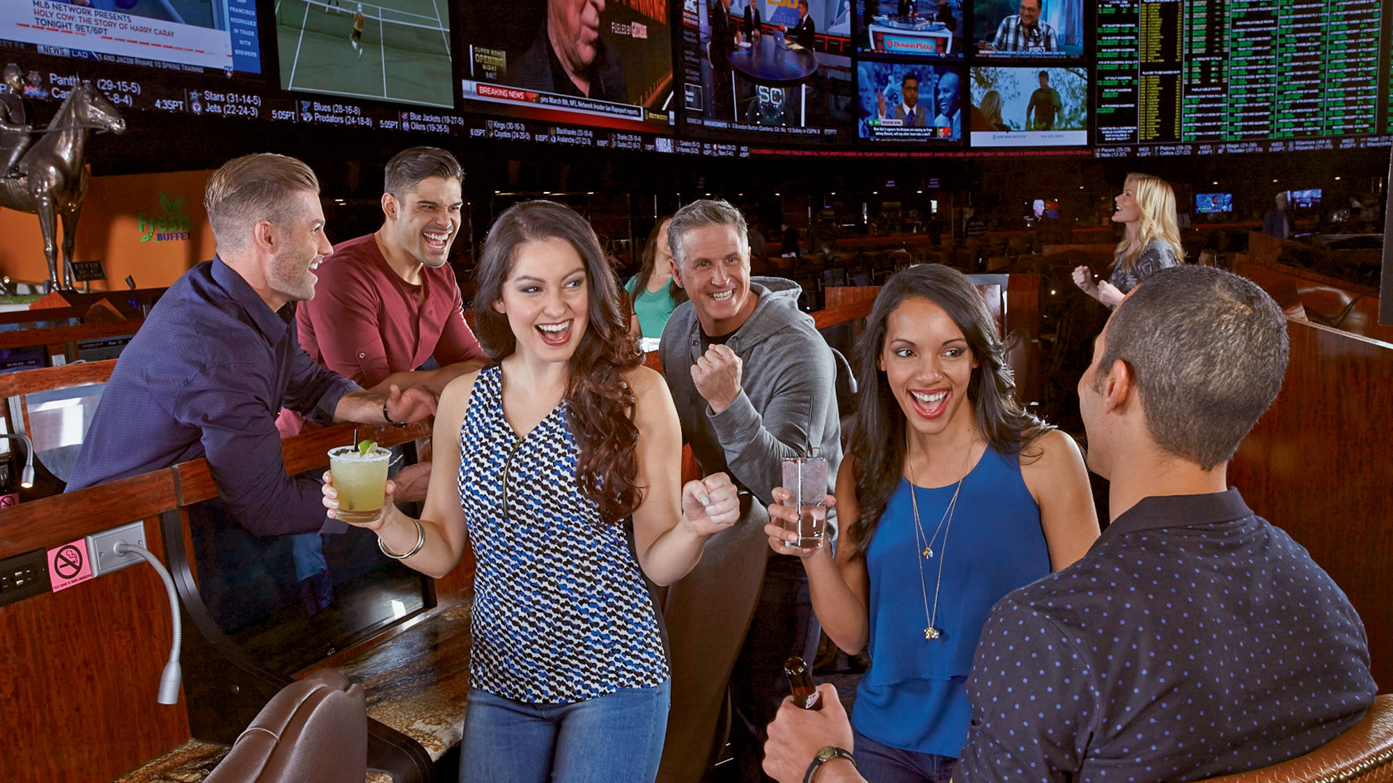 The SuperBook at the Westgate Resort & Casino; the facility got a $13 million overhaul.