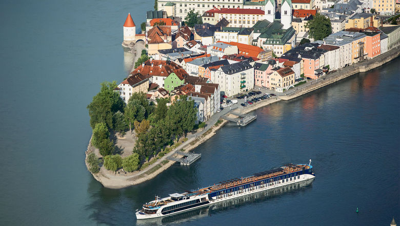 The AmaStella in Passau, Germany