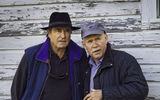 Paul Theroux, left, and Steve McCurry in Allendale, S.C.