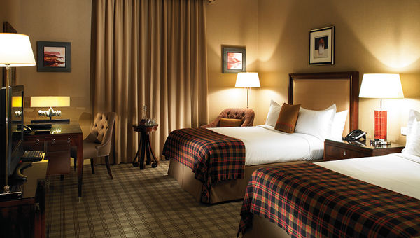 The suites at the Fairmont St. Andrews, including this deluxe twin, are scheduled for renovation.