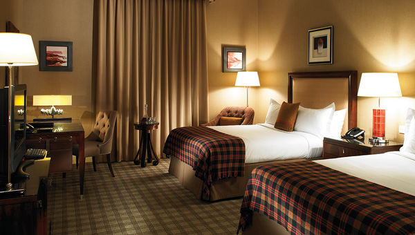 The suites at the Fairmont St. Andrews, including this deluxe twin, are scheduled for renovation. The suites at the Fairmont St. Andrews, including this deluxe twin, are scheduled for renovation.