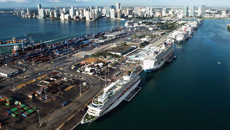 Royal Caribbean's facilities are situated at the start of the cruise ship row, so its new terminal will be the first port building anyone sees as a vessel enters the harbor.