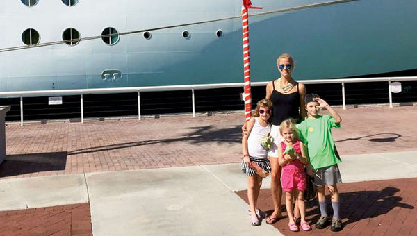 Kendra Thornton, the president of Royal Travel & Tours, with her children, Dylan, Karys and Declan. Kendra Thornton, the president of Royal Travel & Tours, with her children, Dylan, Karys and Declan.