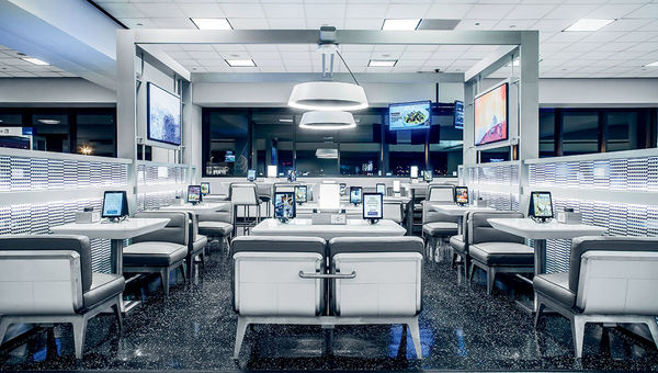OTG's Gate Lounge at Newark Airport. OTG's Gate Lounge at Newark Airport.