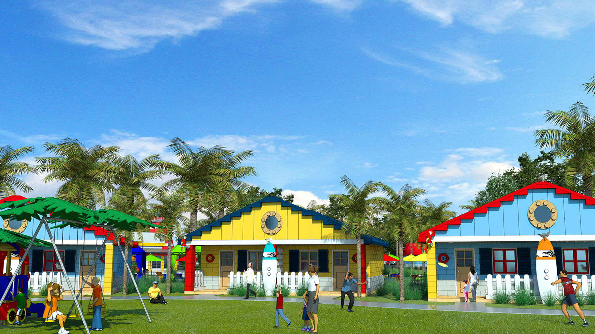 The Legoland Beach Retreat will have a sun and sand theme.
