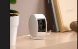 An integral part of the Myfox Security System that includes a door/window vibration siren alarm and a dedicated channel to connect and direct several home devices, this cam can be used solo to keep watch on your property or business. In addition to connectivity through Android and IOS apps, the Myfox Security Cam features night vision; wide-angle viewing; 4X zoom; motion sensors; a two-way microphone; and a backup battery with cloud storage to protect against power outages.
