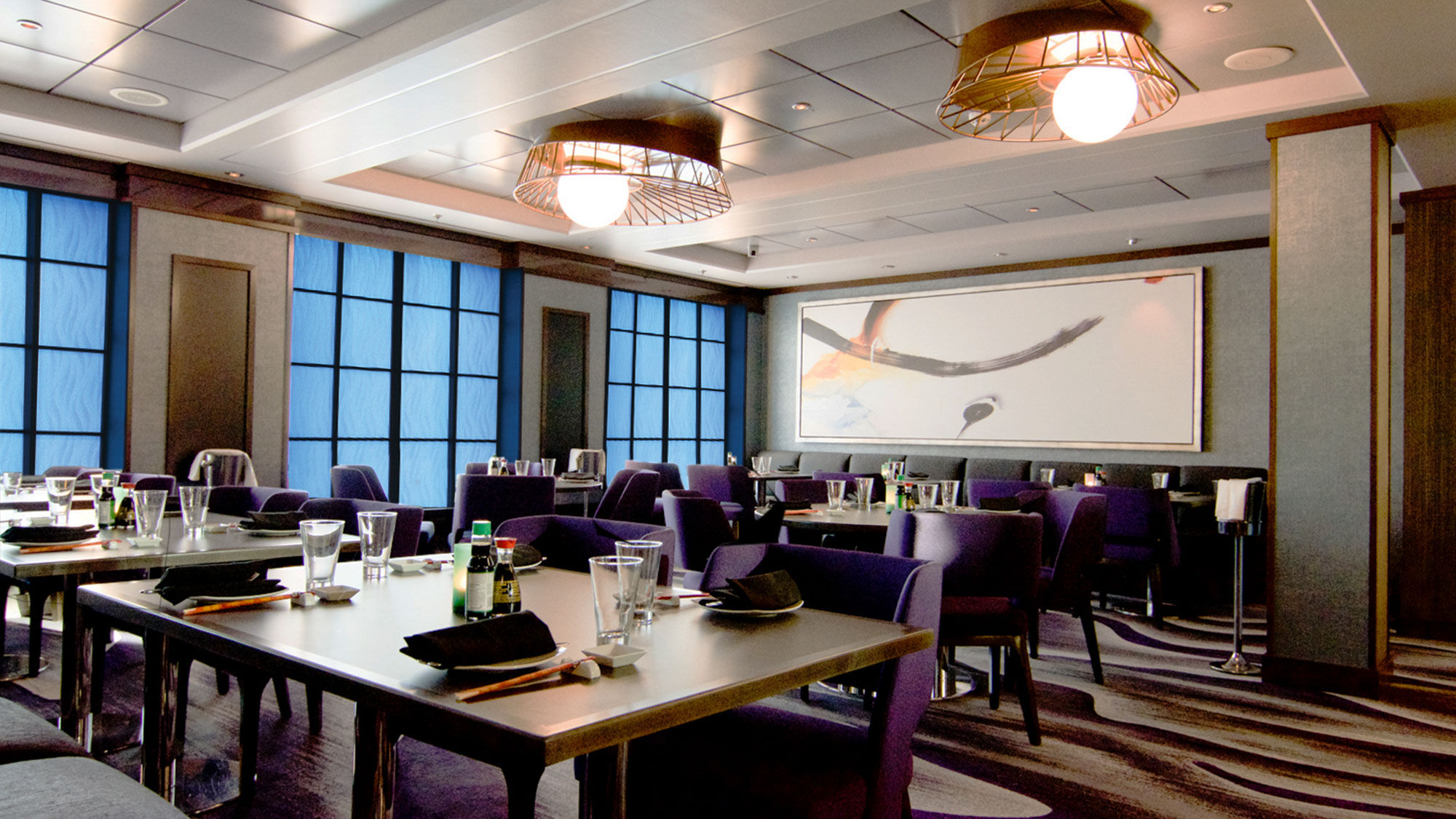 The refurbished East Meets West restaurant.
