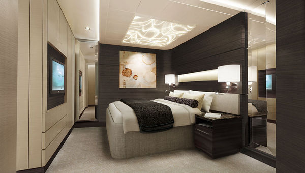 A Concierge suite bedroom. A Concierge suite bedroom.