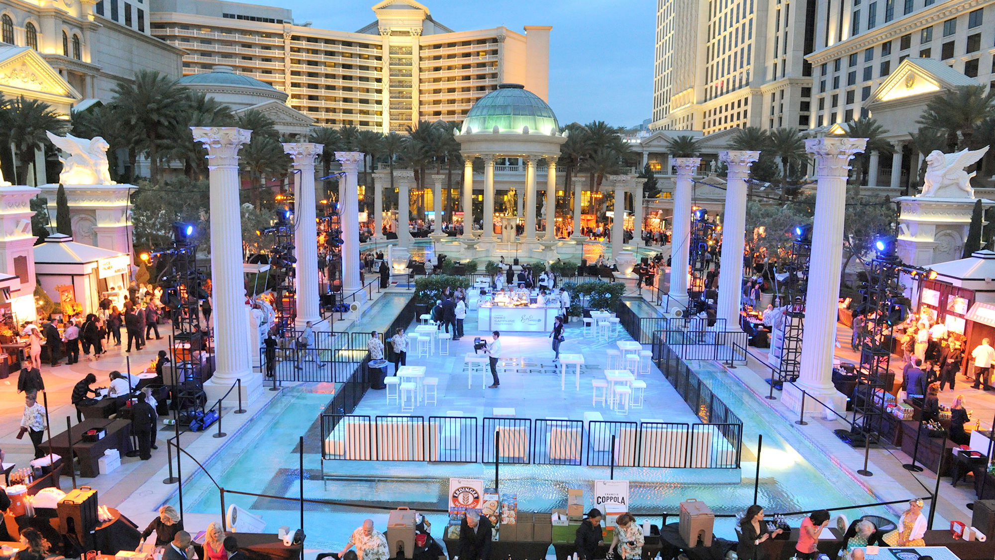 The Grand Tasting at Vegas Uncork'd lives up to its name with more than 50 chefs and restaurants serving tasty plates.
