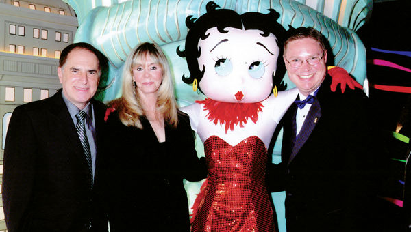 From left, Mark Fleischer, the grandson of Betty Boop creator Max Fleischer; his wife, Susan Fleischer; Betty Boop; and Jason Coleman, who organized the Betty Boop Fan Cruise. From left, Mark Fleischer, the grandson of Betty Boop creator Max Fleischer; his wife, Susan Fleischer; Betty Boop; and Jason Coleman, who organized the Betty Boop Fan Cruise.