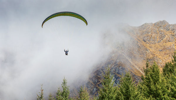 In order to be able to advertise its cannabis-friendly tours on social media, House of Travel uses images such as this one with a caption that reads, “Flying high in the Rockies.” In order to be able to advertise its cannabis-friendly tours on social media, House of Travel uses images such as this one with a caption that reads, “Flying high in the Rockies.”