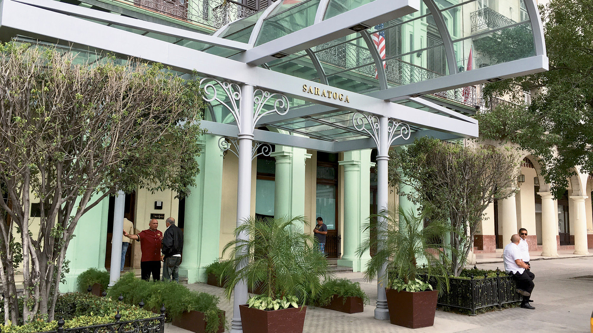 The Saratoga Havana, a hotel where U.S. guests are permitted to stay.