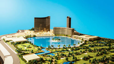 A model of Wynn Paradise Park.