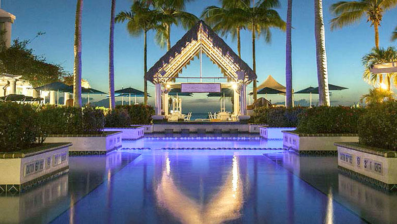 The pool at the Grand Cayman Beach Suites.