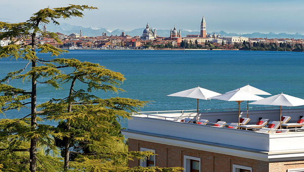 Terraces at the JW Marriott spa and resort offers a view of Venice. Terraces at the JW Marriott spa and resort offers a view of Venice.