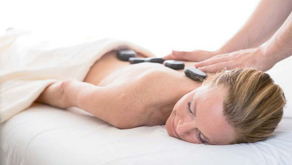 Uniworld offers hot stone massages at its Serenity River Spa onboard its river cruise ships. Uniworld offers hot stone massages at its Serenity River Spa onboard its river cruise ships.