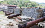 The San Jeronimo fort in Portobelo was built in the 16th and 17th centuries.
