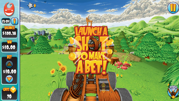 Catapult King is a skill-based game created by Gamblit Gaming, one of the ways casinos hope to reach the millennial market. Catapult King is a skill-based game created by Gamblit Gaming, one of the ways casinos hope to reach the millennial market.
