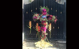 In honor of Semaina Santa (Holy Week), special flower arrangements were created.