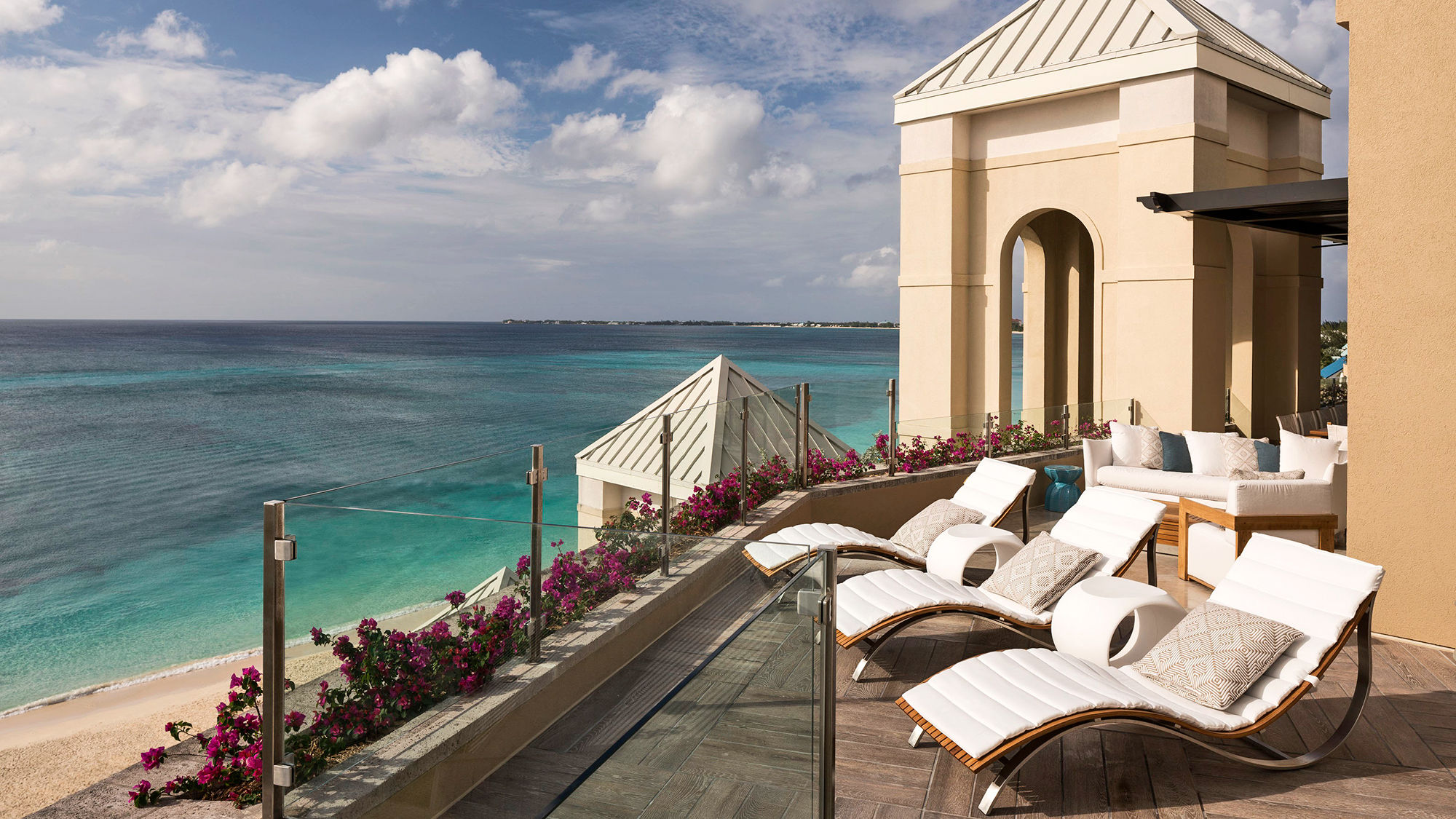 The view from the new penthouse suite at the Ritz-Carlton Grand Cayman.