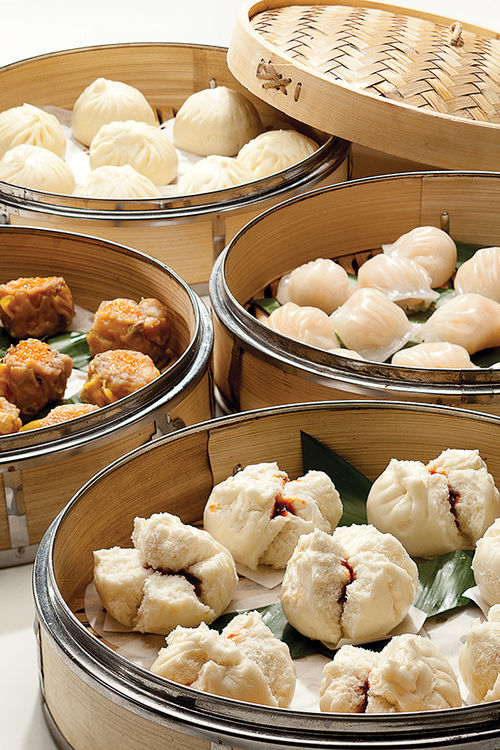 The Bacchanal Buffet at Caesars Palace has varied dim sum offerings. The Bacchanal Buffet at Caesars Palace has varied dim sum offerings.
