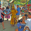 Fathom passengers discuss Cuban politics on bus tour