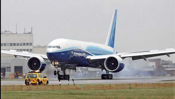 The twin-engine Boeing 777-200LR has the longest range of any current long-haul plane.
