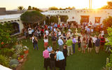 The welcome reception sponsored by Visit Tucson at the historical Hacienda del Sol property.