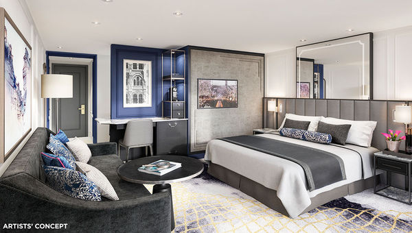 Penthouse suites will be 330 square feet. Penthouse suites will be 330 square feet.