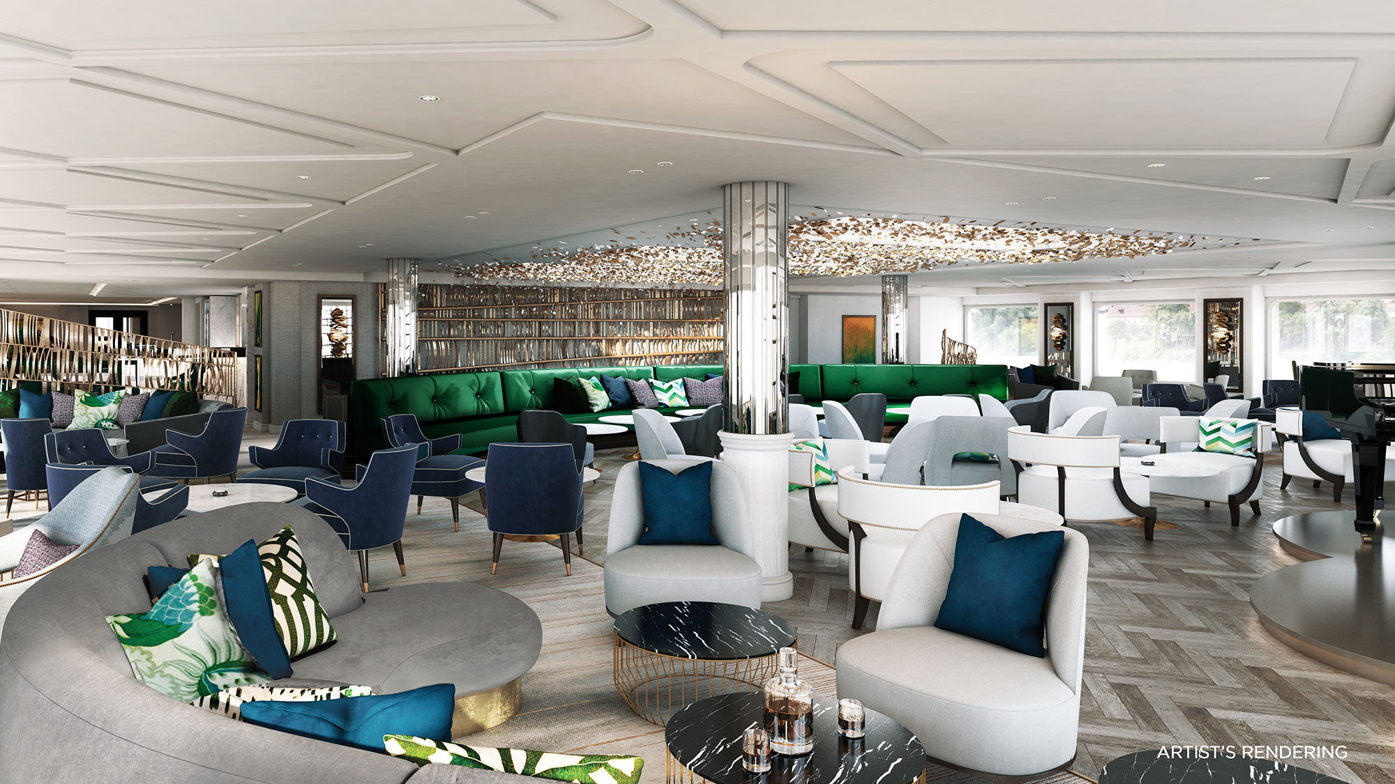 Palm Court will be the Mozart's lounge and entertainment space.