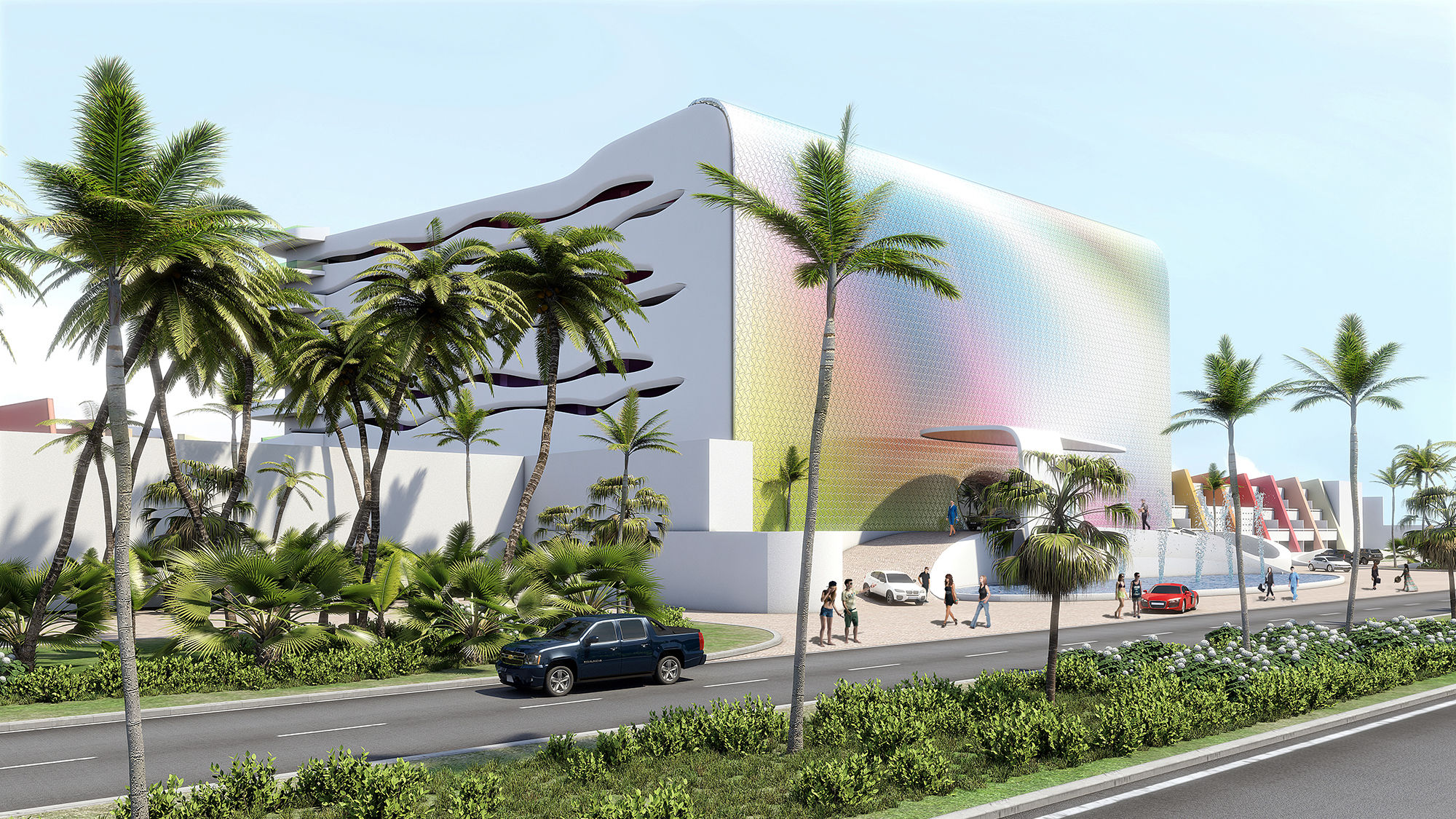 A rendering of the redesigned Temptation Resort & Spa Cancun; construction is set to begin in September.