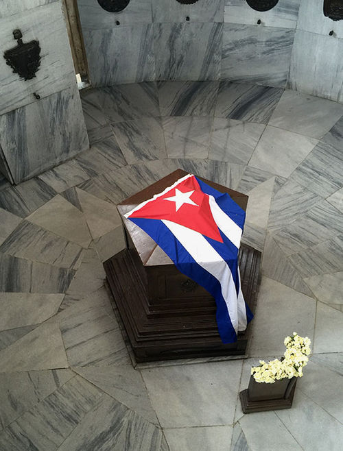 The tomb of Cuban founding father Jose Marti in Santiago’s Santa Ifigenia Cemetery. The tomb of Cuban founding father Jose Marti in Santiago’s Santa Ifigenia Cemetery.
