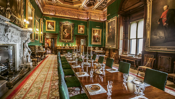 The interior of Alnwick Castle is done in stunning Italian Renaissance style, and the grounds include gardens dedicated to poison plants and aphrodisiacs.