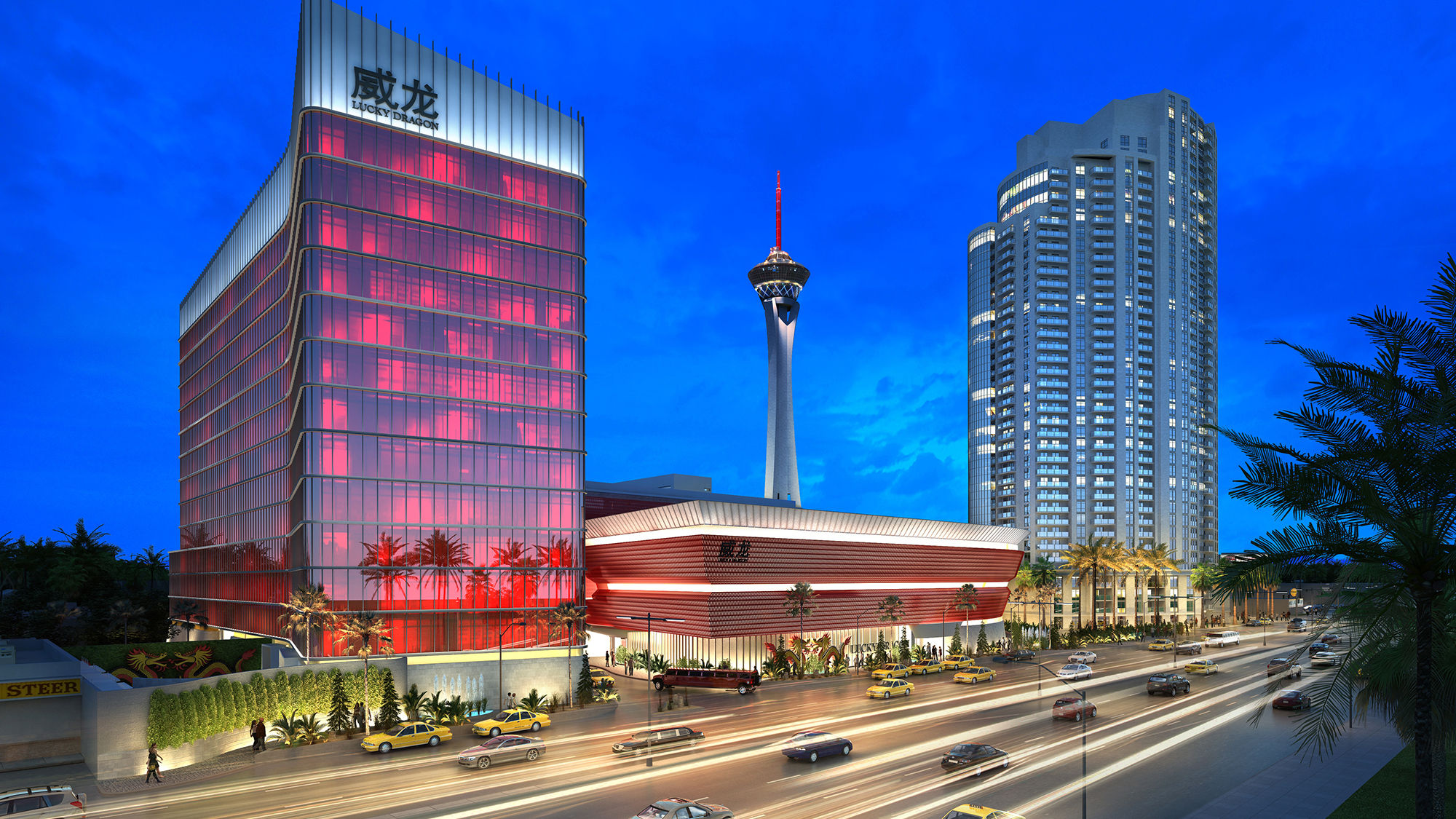 Lucky Dragon promises an Asian casino experience with games popular in Asia, Chinese signage and a tea garden.