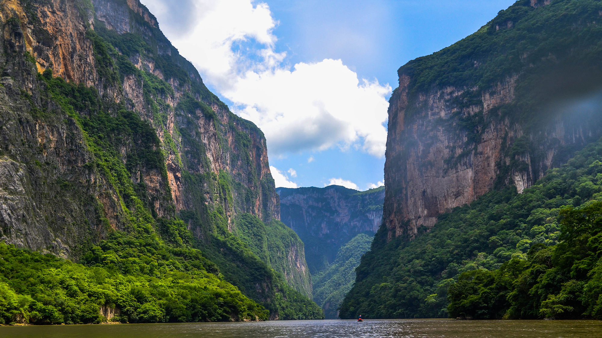 The Sumidero Canyon in Mexico’s southern state of Chiapas.