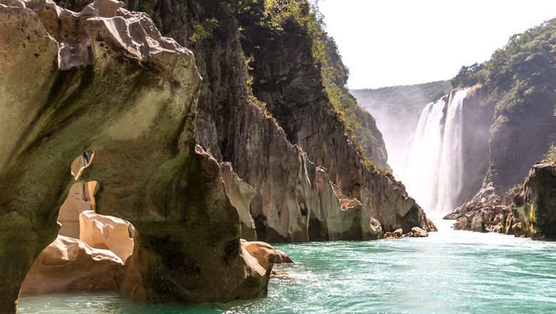 Tamul Waterfalls in San Luis Potosi.