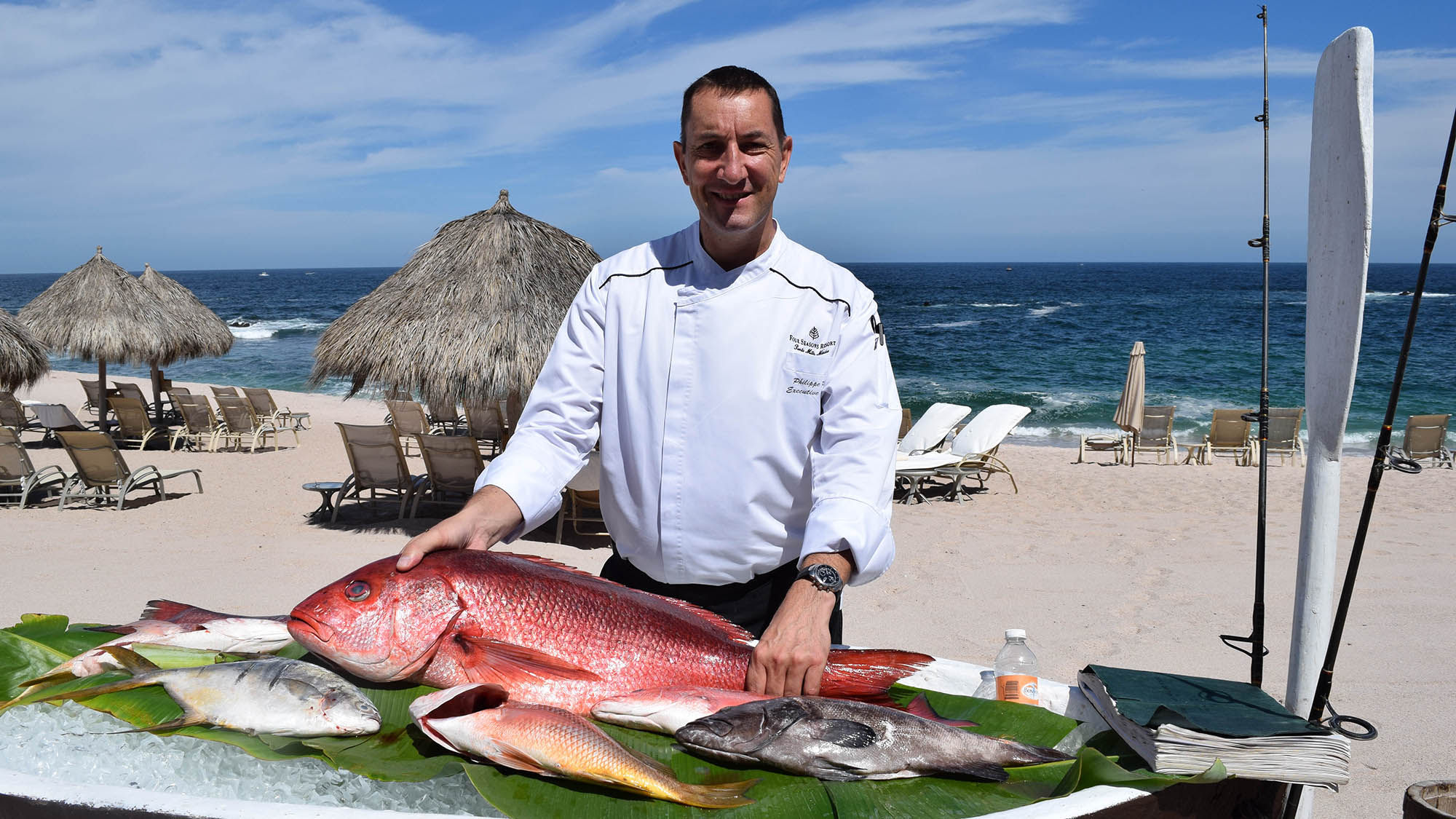 The Catch & Cook program includes diving and fishing lessons as well as a meal the guests help prepare with their freshly caught seafood.