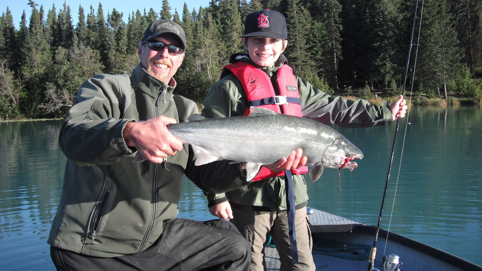 All of Great Alaska Adventures' family plans offer guided fishing outings.