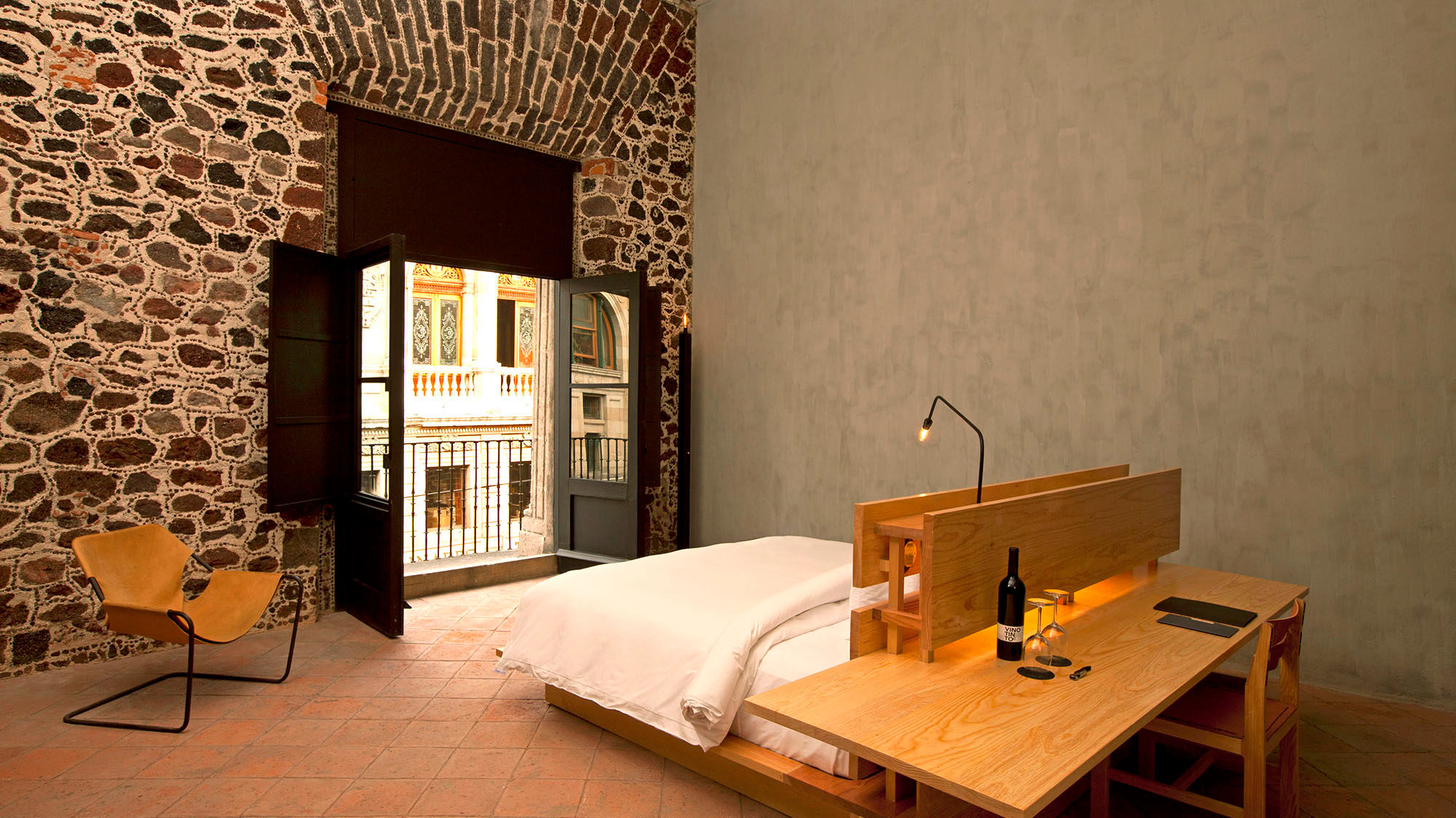 A guestroom at the Downtown Mexico City, a Grupo Habita property.