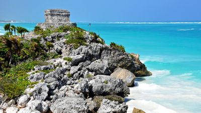 The God of Winds Temple in Tulum.