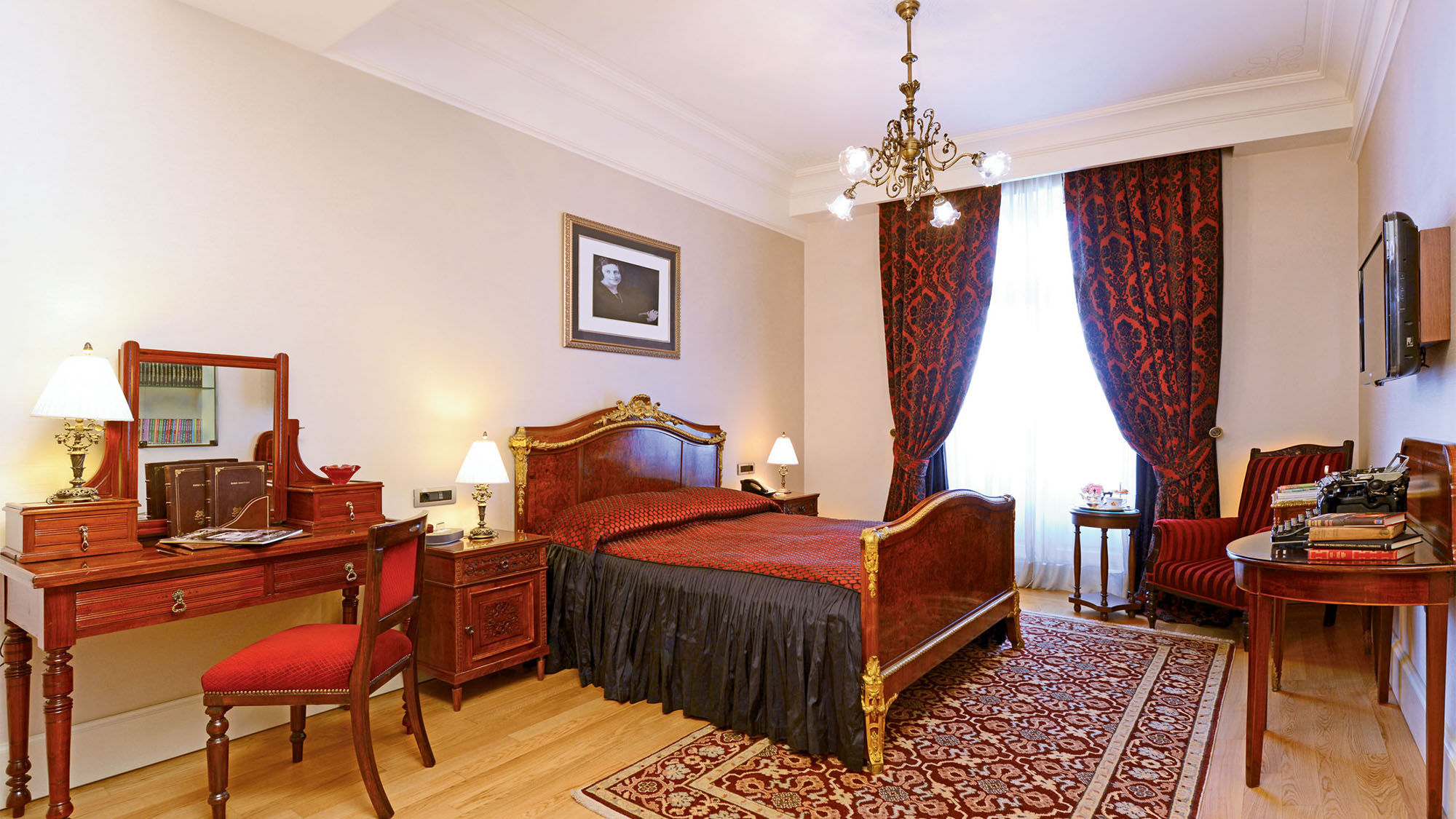 The Agatha Christie Room at the Pera Palace Hotel Jumeirah in Istanbul.